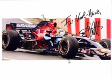 Original Autogramm Sebastian Vettel /// Autograph signiert signed signee Vettel,