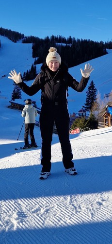 Stylischer schneeanzug - stylischer,