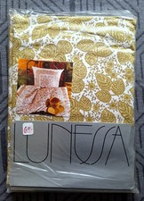 Vintage  Bettwäsche   2- Teilig,  grünes Paisley Muster  unbenutzt..