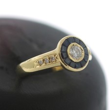 Diamant Saphir Ring 750 Gold