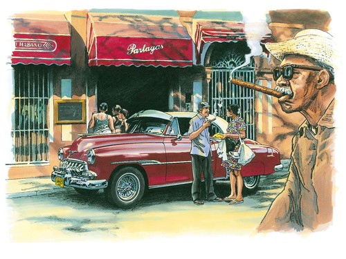 Leinwand kunstdruck havana - leinwand, kunstdruck,