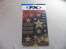 Dekor Rockstar Energy Drink Aufkleber Sticker universal passt an Honda sw-rot
