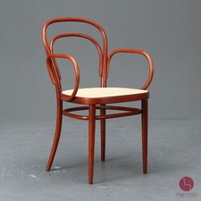 Thonet 214 F Wiener Kaffeehausstuhl Bugholz Stuhl Mahagoni Geflecht neu TOP