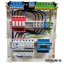 Wallbox Unterverteilung verdrahtet bestückt Hager Sicherungskasten verkabelt