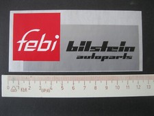 febi bilstein autoparts Autoteile Kfz Auto Sticker Aufkleber Reklame Werbung