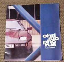 PORSCHE CHRISTOPHORUS  Ausgabe