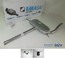 IMASAF Auspuff Mitteltopf+Anbauteile für Audi A6+Avant (4B,C5) 2.5 TDI 1997-2005