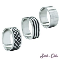 1 schlichter Ring Edelstahl