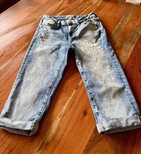 Jeans Hose Capri Camp David NEUwertig Top Damen S / 27 Blau