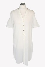 Michael Kors Damen Bademode Gr. 34 (XS) Weiß NEU Baumwolle Badekleid Tunika