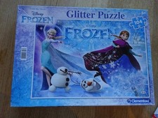 104 Disney Frozen Glitter Puzzle, Clementoni, Puzzle, vollständig, 8-2