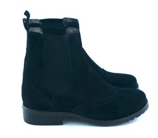 Leder Schöne Stiefelette Gr