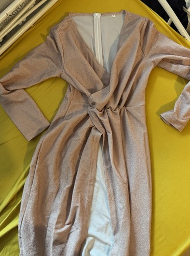 Langesglitzer kleid gold - langesglitzer,