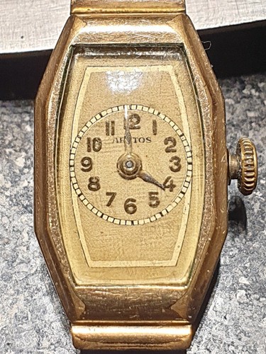 Vintage uhr arctos vergoldet - vintage,