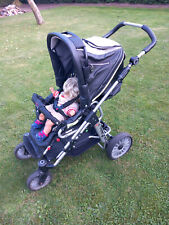 Kinderwagen gebraucht Hartan Model R1 schwarz, silber, grün