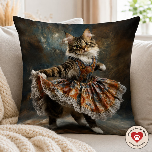 Kissen füllung kater katze - kissen,