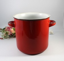 Thomas Scandic rot, Großer Topf mit Griffen H. 19 cm. Flammfest feuerfest 4,0 L