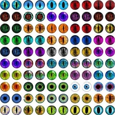 Glas Puppen Auge, Rundes