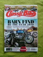 CLASSIC BIKE #455 / JAN 2018 / BARN FIND OF THE YEAR 2018