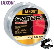 150m ANGELSCHNUR JAXON SATORI PREMIUM, ALLROUND MONOFILE SCHNUR, TRANSPARENT NEU
