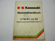 Kawasaki Z750 R1 L2 H3 Werkstatthandbuch Ergänzung 1982er Reparaturanleitung