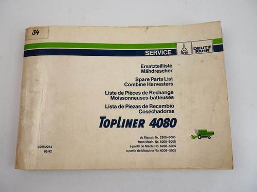 Deutz fahr topliner - topliner, 4080