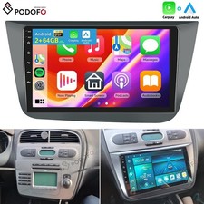 Autoradio NAVI Für Seat Altea XL 2004-2015 Toledo 9" Android 15 GPS WIFI BT RDS