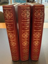 3 Münzalben im NUMIS Format / rot / Aufdruck : „Fussball WM Mexiko 1986“