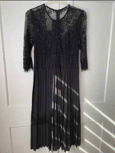 Zara kleid spitze schwarz - zara, gr