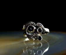 Ring Silber 925 schwarz Onyx