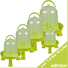 Geflügeltränke mit Standfüßen Hühner Tränke Stülptränke Wachtel 1.5 bis10 Liter