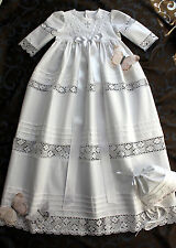 Taufkleid mit Mütze