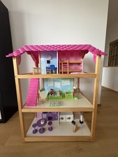 KidKraft Puppenhaus Holz groß 3 Etagen mit Möbel & Puppenfamilie – Abholung