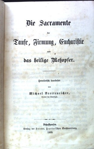 Die sacramente der - sacramente,