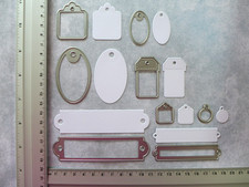 Stanzschablonen Set Aufleger/Anhänger - verschiedene