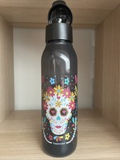 Tupperware Eco Easy Flasche Schwarz Blumen, Totenkopf, 750 ml Neu