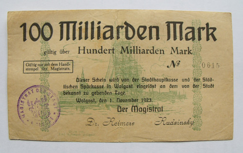 100 milliarden mark wolgast - milliarden,