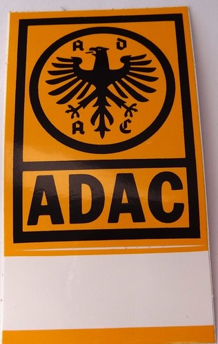 Werbe aufkleber adac club - werbe-aufkleber,