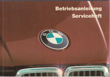 BMW 3er E30  Betriebsanleitung 1985 Bedienungsanleitung Handbuch Bordbuch BA