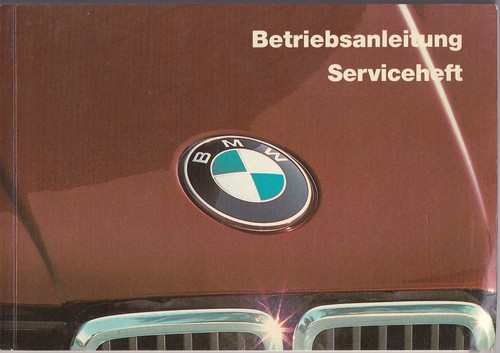 Bmw 3er e30 betriebsanleitung - bmw,