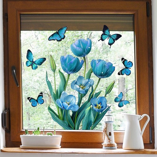 Blaue blume tulpe - tulpe, pvc
