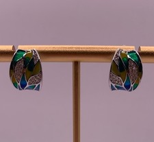 Moderne Creolen Ohrringe