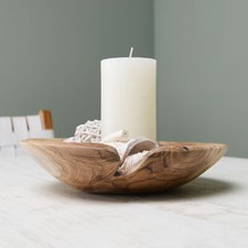 Schale aus Teakholz 25 cm