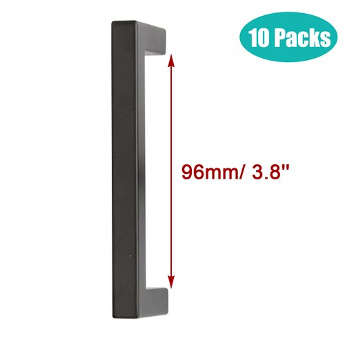 Stück schwarz möbelgriff - 10,