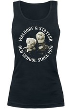 The Muppets Tank-Top Damen Waldorf & Statler - Old School schwarz