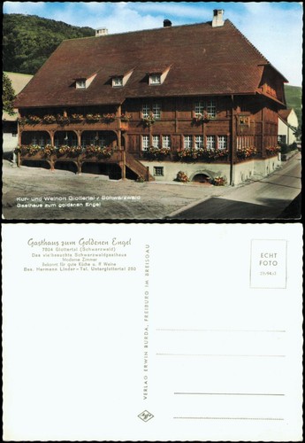 Ansichtskarte glottertal - ansichtskarte,