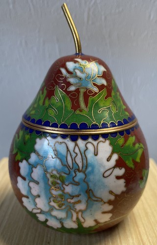 Cloisonné-Birnen-Dose