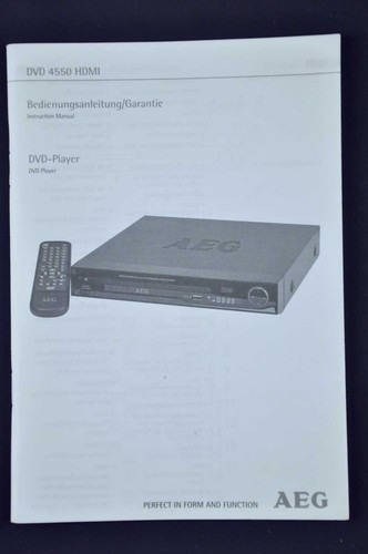 Bedienungsanleitung dvd player - bedienungsanleitung, dvd-player