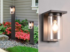 Moderne Außenlaternen Gehwegleuchten Terrassenlampen Balkonbeleuchtung mit Strom