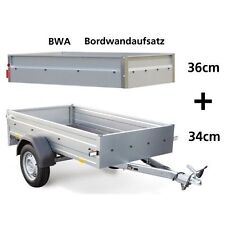 STEMA OPTI 750 Kg 34cm Bordwand + 36cm BWA 13Zoll 100KM/H Freigabe Anhänger